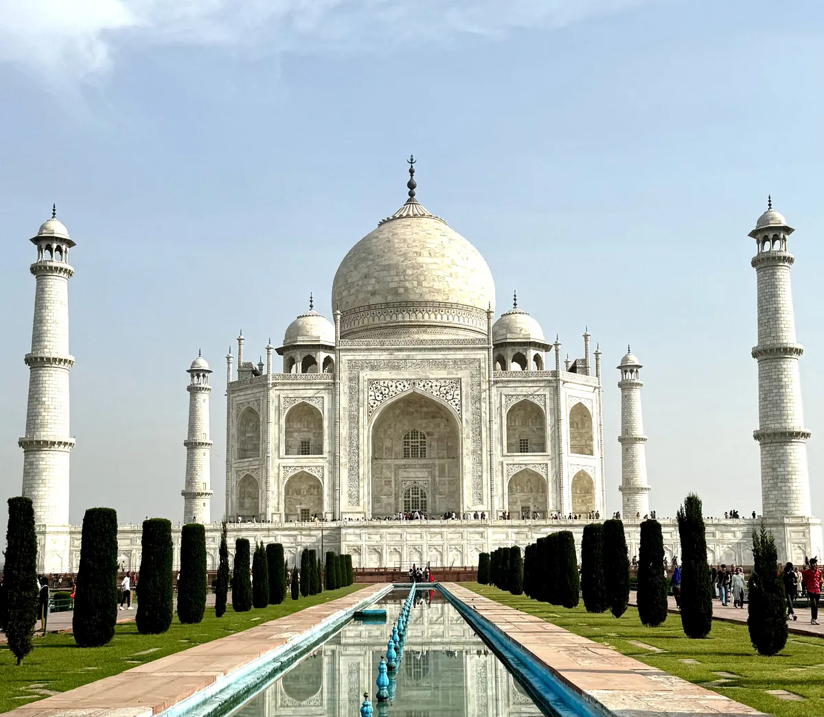 Taj Mahal al amanecer